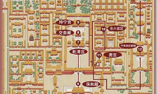北京故宫的旅游路线_北京故宫的旅游路线示