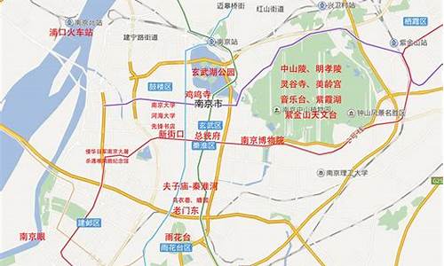 南京路线图攻略_南京路线地图